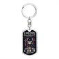 If Some People Would Raise - Dog Tag with Swivel Keychain