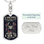 If Some People Would Raise - Dog Tag with Swivel Keychain