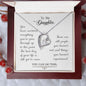 To my daughter - Forever Love Necklace