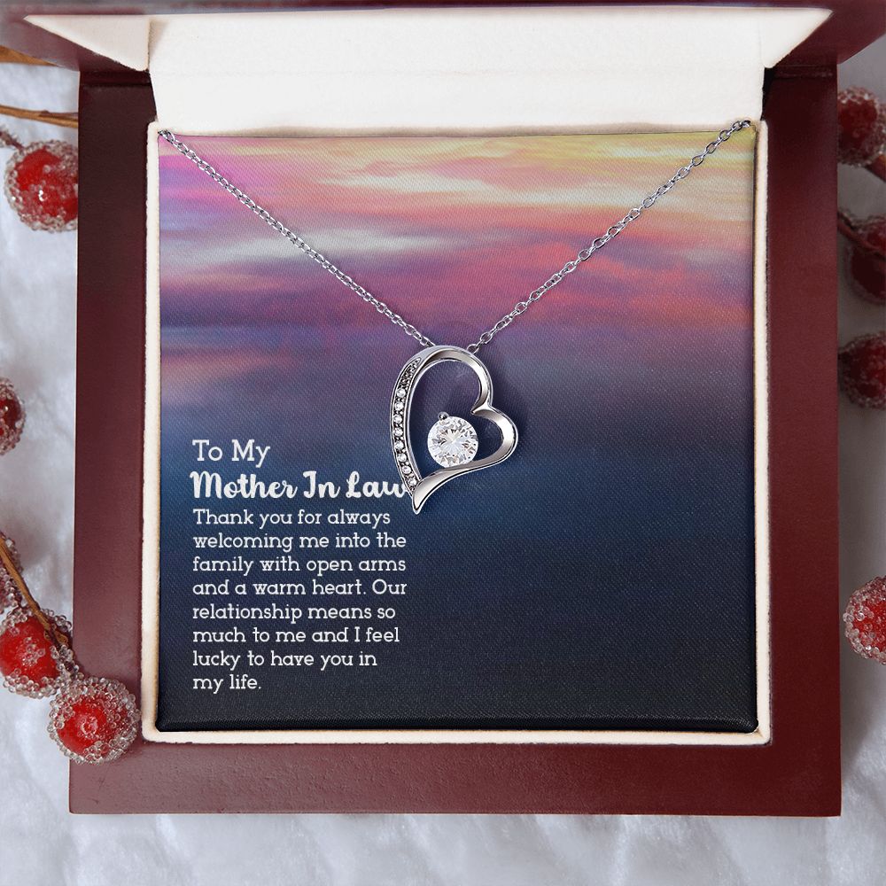 To My Mother in law - Forever Love Necklace