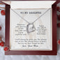 To my daughter - Forever Love Necklace
