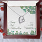 Happy First Mother's Day - Forever Love Necklace