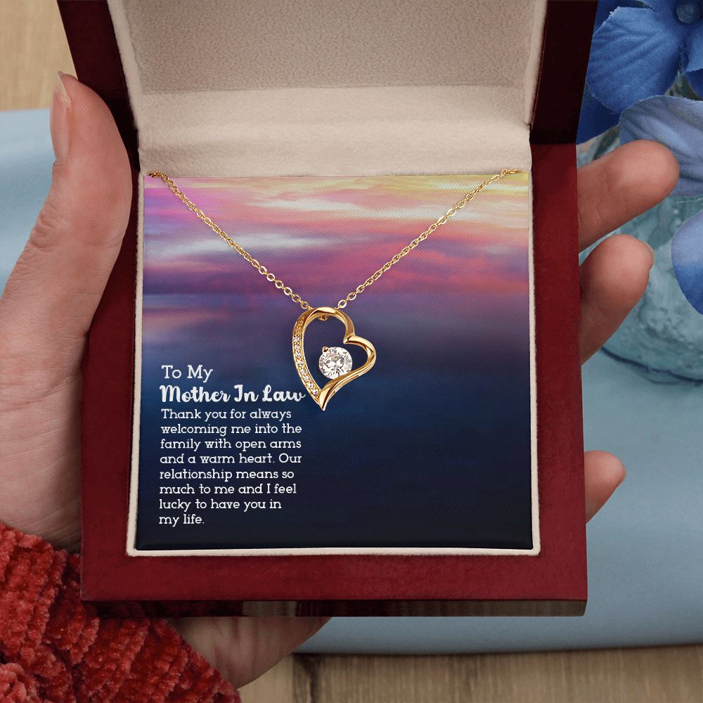 To My Mother in law - Forever Love Necklace