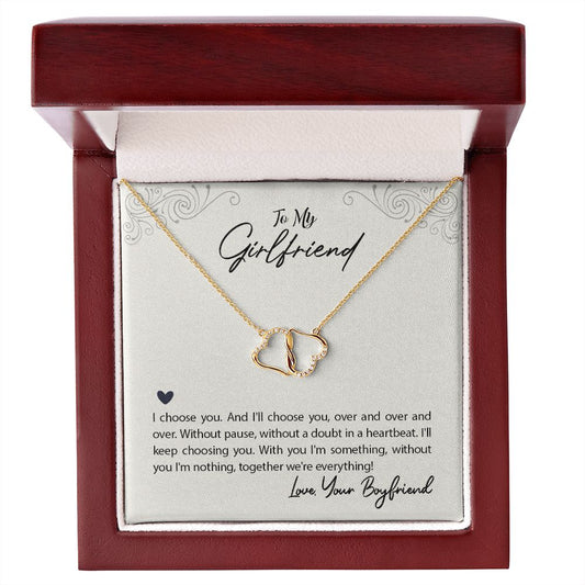 To My Girlfriend - Everlasting Love Necklace