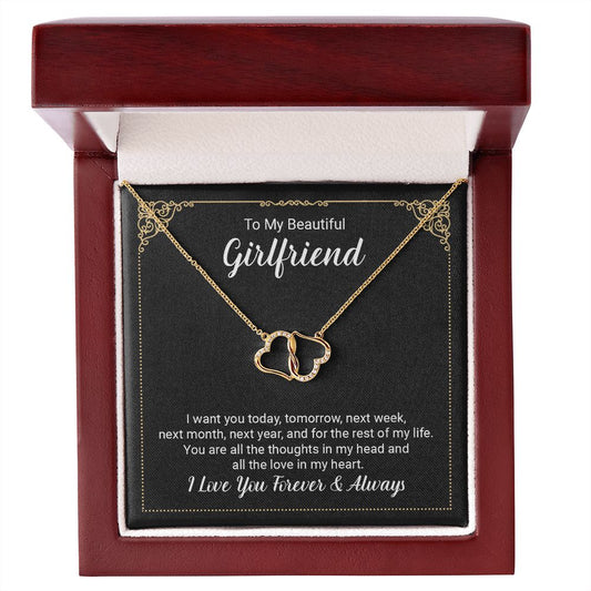 To My Girlfriend - Everlasting Love Necklace