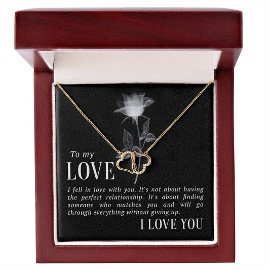 To my love - Everlasting Love Necklace