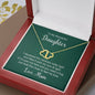 To my Daughter - Everlasting Love Necklace