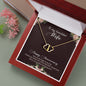 To My Beautiful Wife - Everlasting Love Necklace