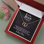 To The Love of My Life - Everlasting Love Necklace