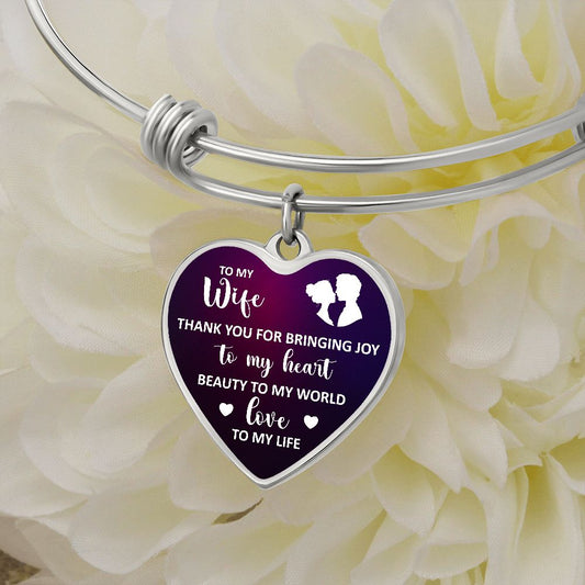 To my Wife - Adjustable Luxury Bangle