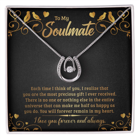 To My Soulmate - Lucky in Love Necklace