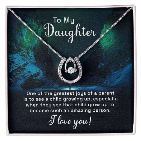 To my daughter - Lucky in Love Necklace