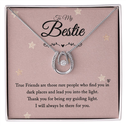 To my bestie - Lucky in Love Necklace