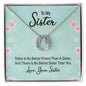 To my sister - Lucky in Love Necklace