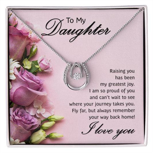 To my daughter - Lucky in Love Necklace