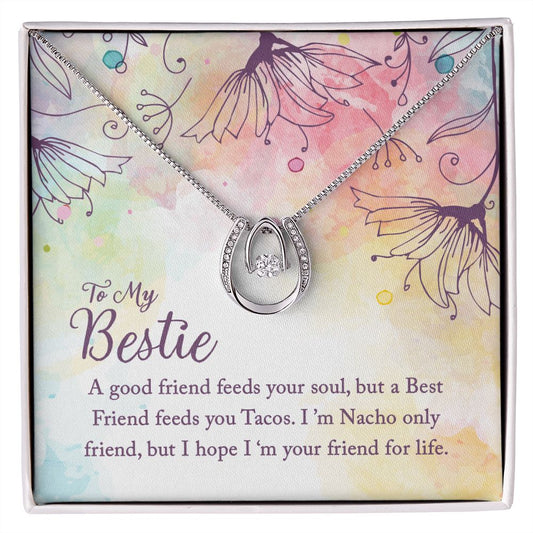 To my Bestie - Lucky in Love Necklace