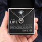 To my love - Lucky in Love Necklace