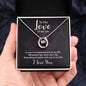 To the love of my life - Lucky in Love Necklace