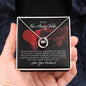 To my far away wife - Lucky in Love Necklace