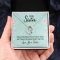 To my sister - Lucky in Love Necklace