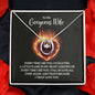 To My Gorgeous Wife - Lucky in Love Necklace