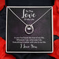 To the love of my life - Lucky in Love Necklace