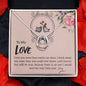 To my love - Lucky in Love Necklace