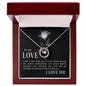 To my love - Lucky in Love Necklace