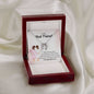 To my best friend - Lucky in Love Necklace