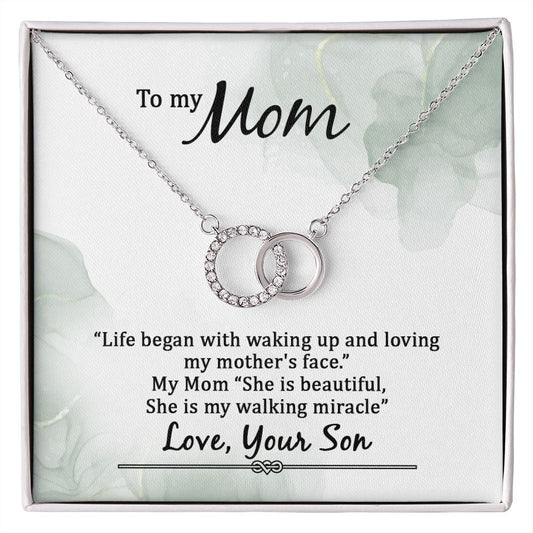 To my Mom - Perfect Pair Necklace