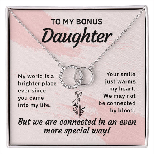 To my bonus daughter - Perfect Pair Necklace