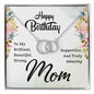 Happy Birthday Mom - Perfect Pair Necklace