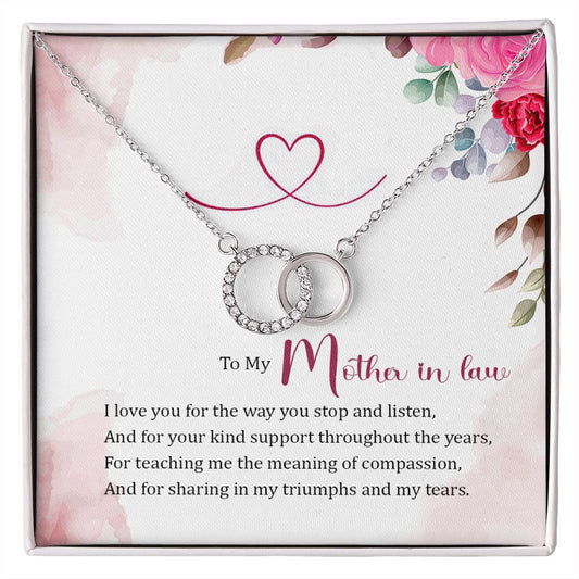 To my Mother in Law - Perfect Pair Necklace
