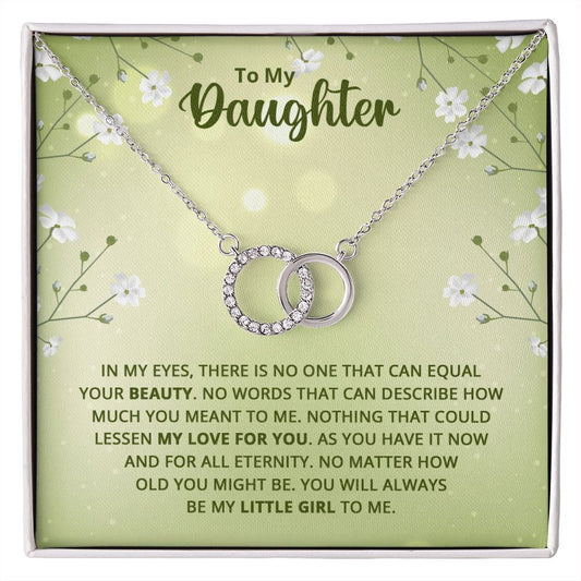 To My Daughter - Perfect Pair Necklace