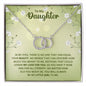 To My Daughter - Perfect Pair Necklace