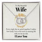 To My Beautiful Wife - Perfect Pair Necklace