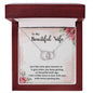To My Beautiful Wife - Perfect Pair Necklace