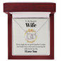 To My Beautiful Wife - Perfect Pair Necklace