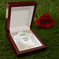 To My Beautiful Mom - Perfect Pair Necklace