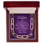 To My Daughter - Forever Linked Necklace