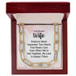 To My Wife - Forever Linked Necklace