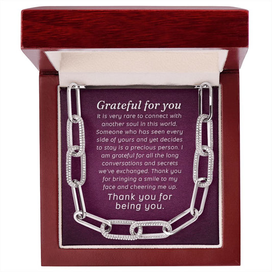 Grateful for You - Forever Linked Necklace