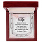 To My Wife - Forever Linked Necklace