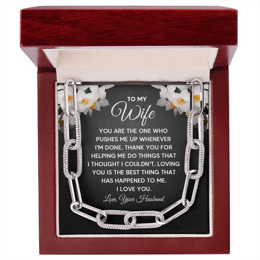 To My Wife - Forever Linked Necklace