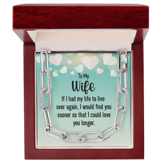 To My Wife - Forever Linked Necklace
