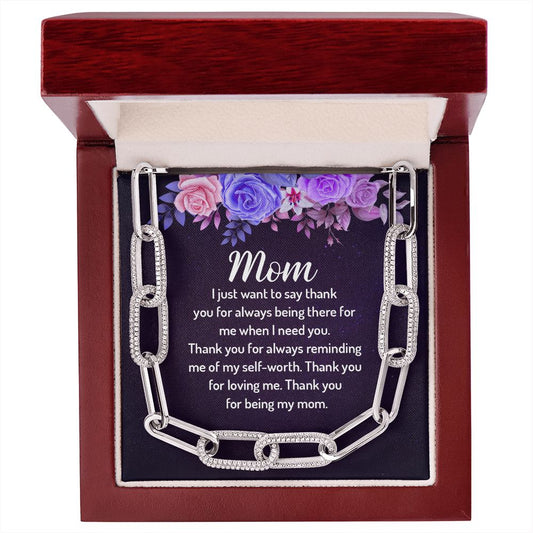 To my Mom - Forever Linked Necklace