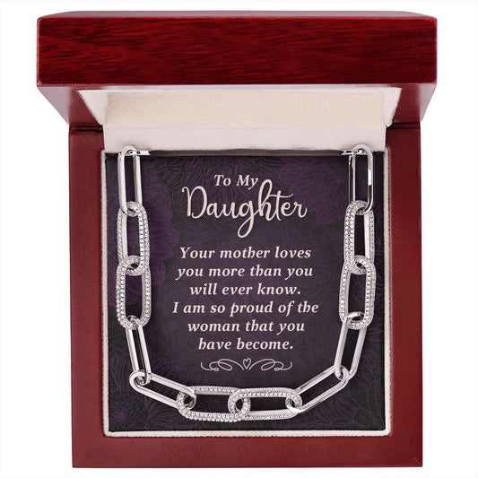 To daughter - Forever Linked Necklace