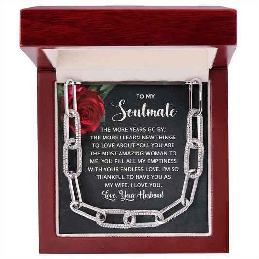 To My Soulmate  - Forever Linked Necklace