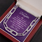 To My Daughter - Forever Linked Necklace