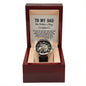 To My DAD - Men's Openwork Watch